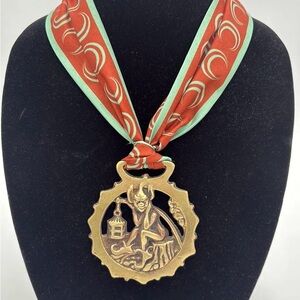 Brass Imp Horse Medallion